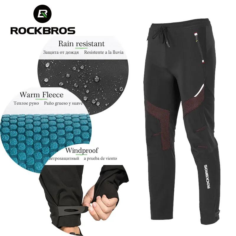 Image from c_Cycling/c_Cycling Clothing/c_Bike Shorts and Pants/Winter-Bike-Pants-Men-Fleece-Reflective-Trousers-Thermal-Bicycle-Pants/